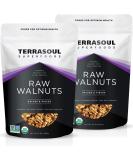 Terrasoul Superfoods Organic Raw Walnuts 2 Lbs (2 Pack) - Chandler Variety - Fresh Light Color Walnuts - Buy Online on SooperMarket.com