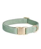 Yudote Ultra-Like Dog Collar for Small Dogs - Natural Cotton Cord for Sensitive Skin - Sage Green (1-Pack) - Buy Online on SooperMarket.com