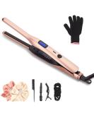 Mini Hair Straightener for Short Hair & Pixies - Adjustable Temperature Flat Iron (Rose Gold) - Buy Online on SooperMarket.com