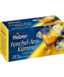Meßmer Fennel-Anise-Caraway | 25 tea bags | Vegan | Gluten-free | Lactose-free 25 tea bags Fennel-Anise-Caraway - Buy Online on SooperMarket.com