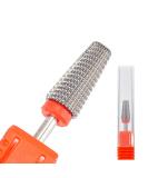 NICENEEDED Tungsten Nail Carbide 5 in 1 Bit Two Way Rotate use for Both Left and Right Handed 3/32 Inch Professional Nail Drill Bits for Fast Remove Acrylic or Hard Gel(Silver Fine) Style 1 - Buy Online on SooperMarket.com