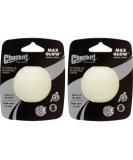 Chuckit! Max Glow Ball Small 2-Pack - Best Glow-in-the-Dark Dog Toy for Night Play | International Shipping Available - Buy Online on SooperMarket.com