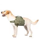 OneTigris Hoppy Camper 2.0 Dog Backpack | Tearproof Camping & Hiking Gear for M/L Size Dogs - Ranger Green - Buy Online on SooperMarket.com