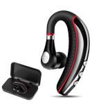 Bluetooth Headset V5.0,Wireless Bluetooth Earpiece with Noise Canceling Mic for Cell Phone,Ultralight Business Earphone for Driving/Trucker/Office,Sweatproof Headset for Android/iPhone/Smartphone Red - Buy Online on SooperMarket.com