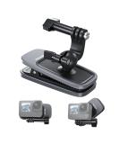 Telesin Upgrade Backpack Holder for GoPro Hero 11/10/9/8/7/6/5/4 & Insta360 X3/One X2 DJI Osmo Action 2 - Fast Clip 360 Compatibility - Buy Online on SooperMarket.com