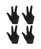 Patikil 3 Fingers Pool Gloves - Left & Right Hand Billiard Cue Glove for Carom, Snooker, and Pool - Black - Buy Online on SooperMarket.com
