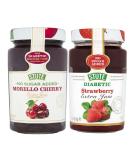 Diabetic Jam Bundle with Stute Diabetic Strawberry Jam 430g and Stute Diabetic Morello Cherry Jam 430g (2 Pack) - Buy Online on SooperMarket.com