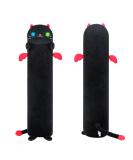 Black Night Light Cat Plush Pillow 44in - Luminous Stuffed Animal for Kids - Buy Online on SooperMarket.com