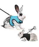 Soft Rabbit Dishes with Leash - Adjustable 2-Piece Mesh Set for Kittens & Pets | Durable & Comfortable - Buy Online on SooperMarket.com