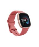 Fitbit Versa 4 Fitness Smartwatch with Daily Readiness, GPS, 24/7 Heart Rate, 40+ Exercise Modes, Sleep Tracking and more, Pink Sand/Copper Rose, One Size (S & L Bands Included) Pink Sand / Copper Rose - Buy Online on SooperMarket.com