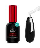 Beetles Glossy Gel Top Coat No Wipe - Clear Long-Lasting Nail Polish for DIY Gel Nails | 0.51 Fl Oz - Buy Online on SooperMarket.com