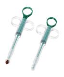 Nuanchu 2 Pieces Cat Dog Pill Shooter & Piller - Pet Syringe Pusher Soft Tip Medicine Feeder - Buy Online on SooperMarket.com