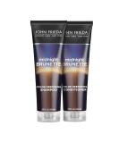 Midnight Brunette Visibly Deeper Shampoo and Conditioner Set for Brunette Hair, with Evening Primrose Oil and Natural Cocoa, Natural or Color Treated Hair(8.3 fl oz, Pack of 2 Set) SHAMPOO + CONDITIONER - Buy Online on SooperMarket.com