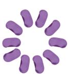 Coobbar 10PCS Satin Travel Eye Sleeping Mask Set - Purple | Soft Blindfold for Nap and Rest - Buy Online on SooperMarket.com