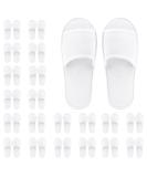 Frcctre 20 Pairs Disposable Slippers  Open Toe Comfortable Cotton Disposable Spa Slippers  Bulk Unisex Non-Slip Disposable Guests Slippers for Home Hotel Travel Train Use  White - Buy Online on SooperMarket.com