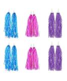 Laseners 6 Pairs Bike Handlebar Streamers - Sparkle Tassel Ribbon Accessories for Girls Boys | Blue Pink Purple - Buy Online on SooperMarket.com