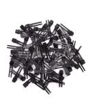 120pcs Hairdressing Double Prong Curl Clips, Wobe 1.8" Curl Setting Section Hair Clips Metal Alligator Clips Hairpins for Hair Bow Great Pin Curl Clip, Styling Clips for Hair Salon Barber (Black) - Buy Online on SooperMarket.com