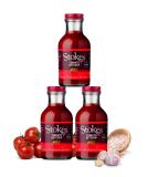 Stokes Real Tomato Ketchup 3PK Rich & Vibrant Tomato Sauce Perfect Red Sauce For Full English Breakfast Award Winning Ketchup Thick & Juicy Tomato Sauce Ketchup With Juicy Mediterranean Tomatoes Real Tomato Ketchup 3 x 300g - Buy Online on SooperMarket.com