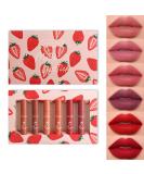 Buy 6 Colours Matte Liquid Lipstick Set B | Long Lasting Waterproof Lip Gloss & Nourishing Color Lip Glaze for Women - International Shipping - Buy Online on SooperMarket.com