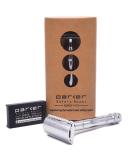 Buy Parker 89R Safety Razor Set - Chrome Plated Brass Handle & 5 Double Edge Blades | Worldwide Shipping - Buy Online on SooperMarket.com