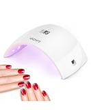 Vacnite 24W LED UV Nail Dryer with Timer Setting and Automatic Sensor LCD - Fast Nail Curing Lamp for Gels - Fingernail & Toenail - Buy Online on SooperMarket.com
