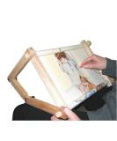 FA Edmunds Adjustable Hands Free Stitch and Scroll Lap/Table Frame - 9 x 18 Cream - Buy Online on SooperMarket.com
