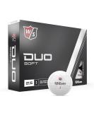 Wilson Staff Duo Soft Golf Balls - 12 Pack White | Premium Low Compression Golf Balls - Buy Online on SooperMarket.com