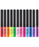 12 Colors Matte Liquid Eyeliner Set UV Glow Rainbow Colorful Neon Eyeliner Pencil Pigmented Waterproof Smudgeproof Long Lasting Gel Eye Liner Eye Makeup Gift Kit for Women (Set C) - Buy Online on SooperMarket.com