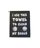 SHANKITGOLF Funny Golf Towel, Printed Golf Towels for Golf Bags with Clip,Golf Gift for Men Husband Boyfriend Dad, Birthday Gifts for Golf Fan, Funny Golf Lover Gift Clean My Golf Balls - Buy Online on SooperMarket.com