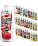C.P.Sports beverage syrup for mineral drink i syrup sugar-free for vital drink cherry with vitamins i beverage concentrate for mixing with water for sports drink i 1 liter + pump dispenser cherry 1 l (1 Pack) - Buy Online on SooperMarket.com