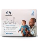 Mama Bear Plush Protection Size 3 Diapers - Hypoallergenic & Ultra-Soft, Dermatologist Tested, 40 Count - For 16-28 lb Babies - Buy Online on SooperMarket.com
