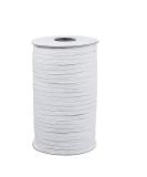 200 Yards 1/4 Inch White Braided Elastic Band for Sewing - Heavy Stretch Knit Cord for Crafts, DIY Jewelry, Bedspread Cuff - 6mm Elastic Rope - Buy Online on SooperMarket.com