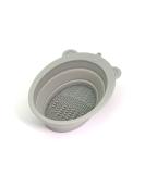 Freetune Collapsible Shaving Bowl - Silicone Rubber Multi Purpose Portable Bowl - Pocket Size, Easy to Carry, Durable, Flexible Gray - Buy Online on SooperMarket.com