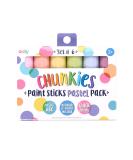 Chunkies Paint Sticks Pastel - 6 Piece Set | Non-toxic Colors for Kids & Adults - Buy Online on SooperMarket.com