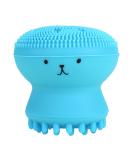 Silicone Jellyfish Octopus Face Cleansing Brush - Blue - Buy Online on SooperMarket.com