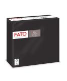 FATO-disposable paper napkins softness and softness pack with 40 napkins size 38x38 folded in 4 2-layer color black 100% pure cellulose paper FSC certified - Buy Online on SooperMarket.com