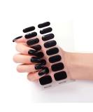 16 PCs Purple Gel Nail Polish Stickers - Full Wraps Nail Strips for Women & Girls | Cured Gel Nail Decoration (BSG-0365) - Buy Online on SooperMarket.com