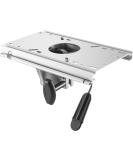 ONHI Aluminum Boat Seat Pedestal,Fit 2 7/8-Inch Diameter Pedestal Post (Fore & AFT Seat Slide with Locking Seat Mount) - Buy Online on SooperMarket.com