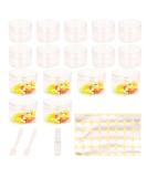 Sgehai 16-Piece Transparent 15ml Jars with Lids - Perfect for Lip Balm Creams & More - Empty Storage Solutions for Your DIY Projects - Buy Online on SooperMarket.com
