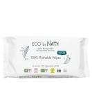 Eco by Naty Flushing Baby Wet Wipes - 100% Compostable Chemical-Free & Hypoallergenic | Safe for Sensitive Skin | 12 Pack (672 Wipes) - Buy Online on SooperMarket.com