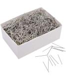 3500pcs Stainless Steel Head Pins for Jewelry Making & Sewing | 26mm Nickel Plated Satin Pins - Buy Online on SooperMarket.com