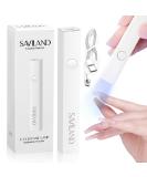 Saviland U V lamp for gelails: mini u V lamp for nails SHANKE The skin Recharging Small LED nail polish dryer for nail polish assembly gel Nail tips nail glue gifts for women a-white - Buy Online on SooperMarket.com