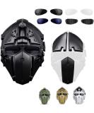 iMeshbean Full Face Protective Mask Helmet with Visor Goggles - Black - Buy Online on SooperMarket.com