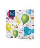 PAW - Napkins 3 -layer (33 x 33 cm) I 20 pieces I Perfect for birthdays parties weddings communion and celebrate I paper napkins colorful - Balloons heart I party - Buy Online on SooperMarket.com