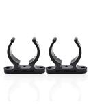 MARINE CITY Black Nylon Ladder Hooks Spring Clamp Light Weighted Easy Access Holder Bracket Pole Storage Clip Ladder Stowing Clip Best Grip 1-1/2 Inches for Marines Boats Yachts (Pack of 2) - Buy Online on SooperMarket.com