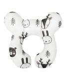 Baby Car Seat Travel Neck Pillow - Cute Cartoon Infant Head Support Cushion - Buy Online on SooperMarket.com