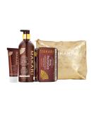 Buy MAKARI Exclusive 3 Piece Skincare Gift Set - Exfoliating Soap Body Milk & Face Cream with Organiclarine | Ideal for All Skin Types | Botanical Self Care Kit for Women - Buy Online on SooperMarket.com