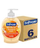 Softsoap Moisturizing Liquid Hand Soap, Milk and Honey, 7.5 Fluid Ounce, Pack of 6 (Package may vary) - Buy Online on SooperMarket.com