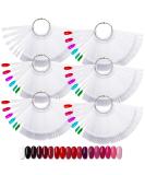 FHDUSRYO 300pcs Clear Nail Swatch Pop Sticks | Nail Colour Display Art Tips with Metal Rings - Ideal for Nail Salons & Beginners - Buy Online on SooperMarket.com