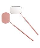 Pretty memory Lash Mirror  Stainless Steel Makeup Mirror  Eyelash Extensions Accessories for Lash Extension Supplies  2.2Inch(Rose Gold) Pink - Buy Online on SooperMarket.com